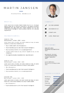2 Pro CV Templates download Word Modern zakelijk onderscheidend solliciteren